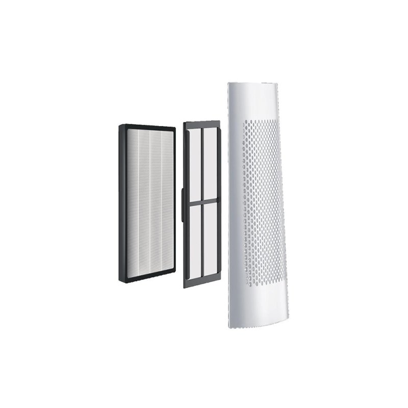 2-in-1 Air Cool & Purify Bladeless Fan, White