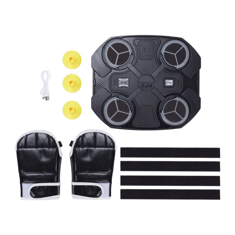 Living and Home 4-Target Music Boxing Machine with LED Light For Kids