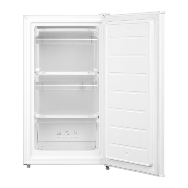 2pcs Fridge & Freezer Combo Set – 93L Fridge + 60L Upright Freezer, Freestanding, White