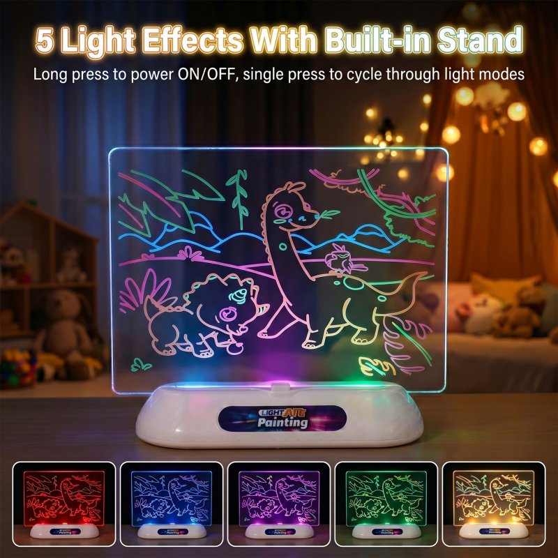 Living and Home Light Up Drawing Board for Kids, Preschool Learning Educational Toys