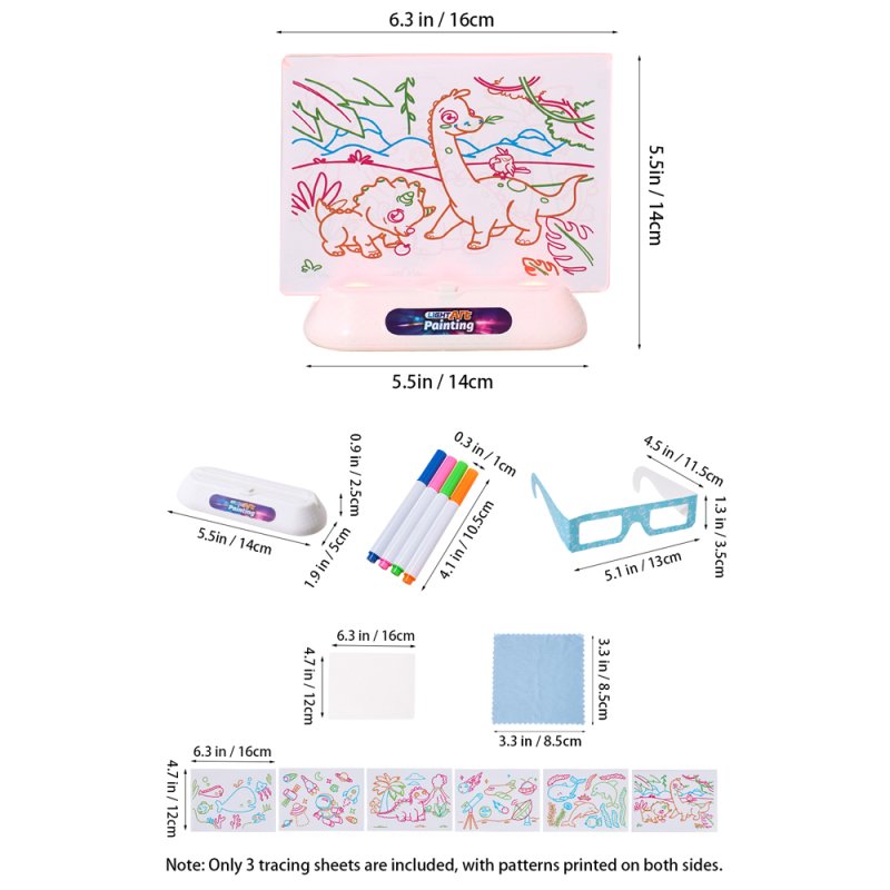 Living and Home Light Up Drawing Board for Kids, Preschool Learning Educational Toys