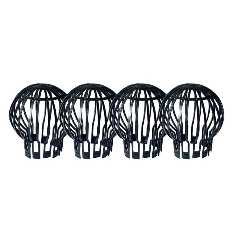 Living and Home Pack of 4 Plastic Gutter Downpipe Guards