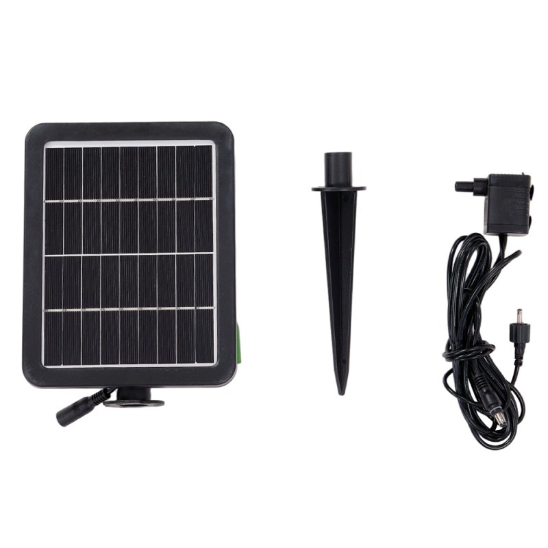 Living and Home 3-Tier Solar-Powered Water Fountain Outdoor Gardening Decor Water Feature with LED Lights