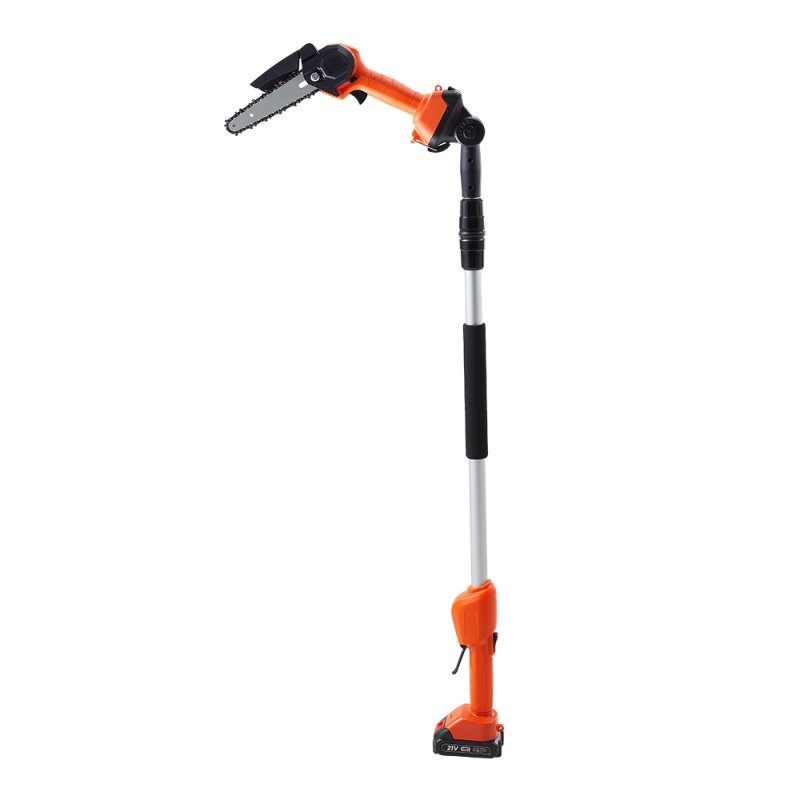 Living and Home 2-in-1 Cordless Pole Saw & Handheld Chainsaw for High Branches & Gardening, 500W