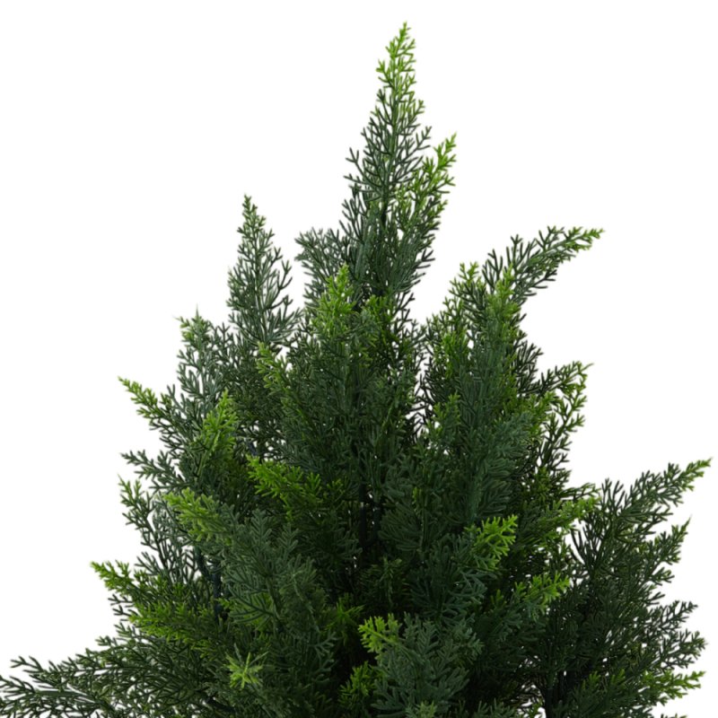 Living and Home 90cm Decorative Artificial Cypress Tree in Pot Indoor Outdoor Decor