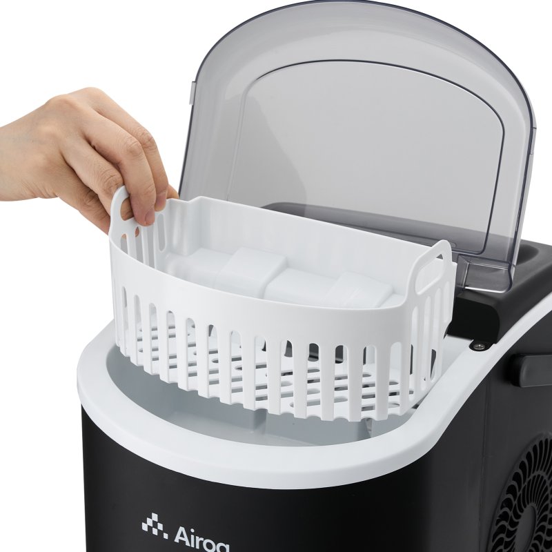 Living and Home Countertop Bullet Ice Maker with Handle