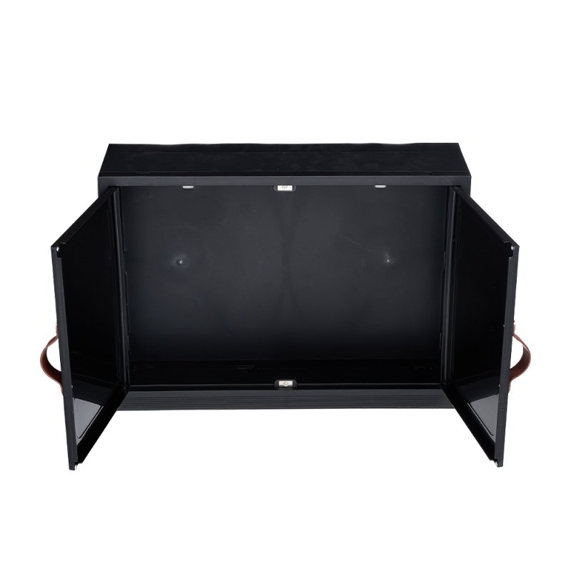 Living and Home Foldable Wall-Mounted Bathroom Storage Cabinet with Doors