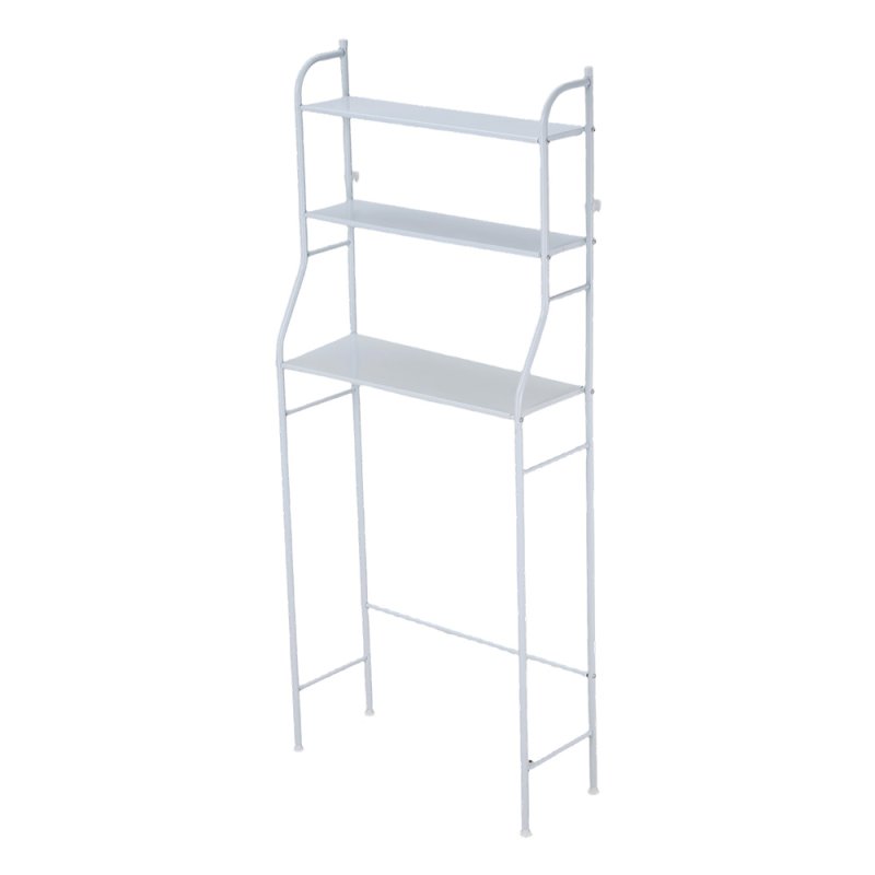 Living and Home 3-Tier Freestanding Over Toilet Storage Rack, 68cm W x 25cm D x 160cm H