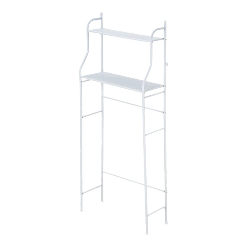 Living and Home 2-Tier Freestanding Over Toilet Storage Rack, 68cm W x 25cm D x 160cm H