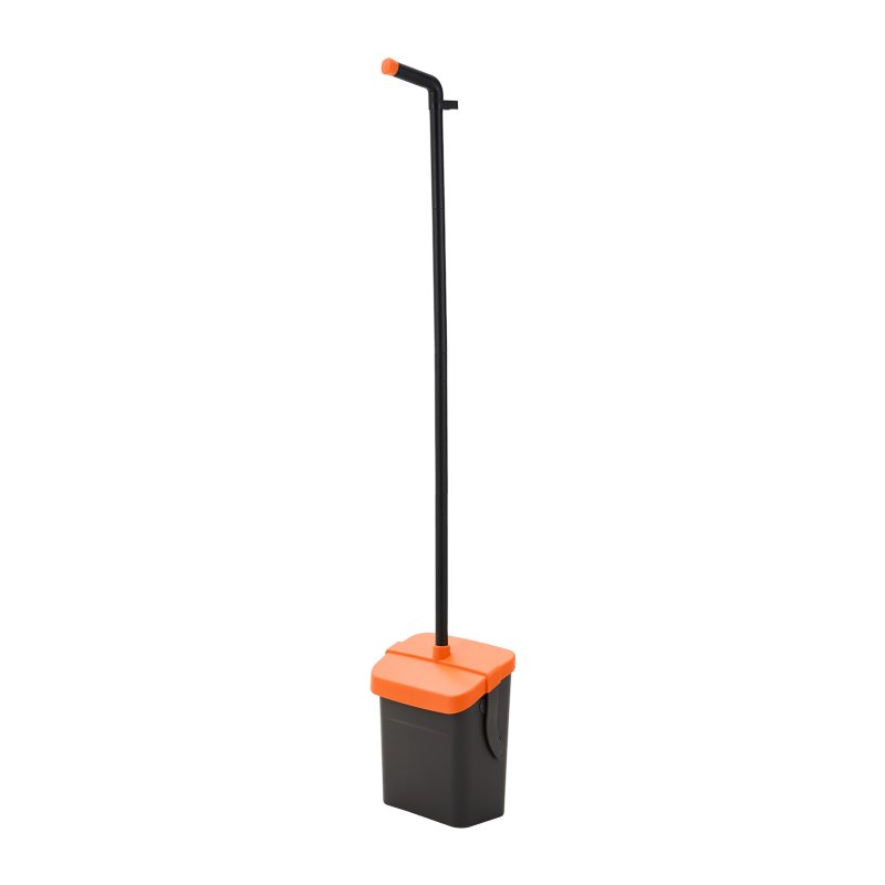 Living and Home Dog Feces Scooper Swivel Bin & Rake Kit with 35 Waste Bags