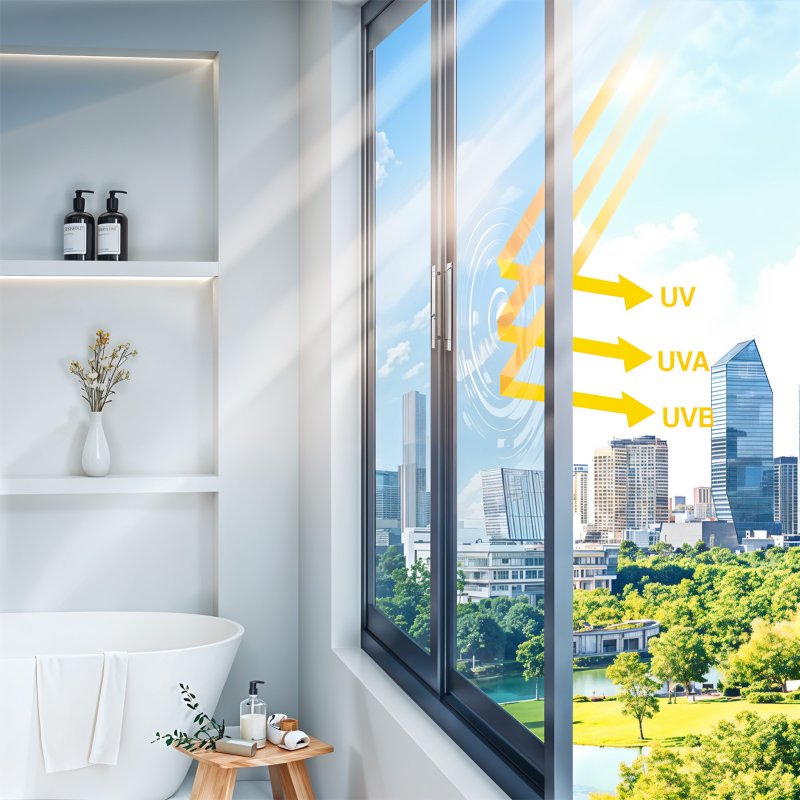 Living and Home One Way Window Privacy Film for Sun Blocker 76cm x 200cm