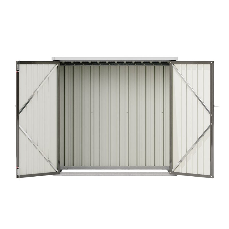 Living and Home 4.6x2.9ft Garden Metal Tool Shed Outdoor Patio Storage House