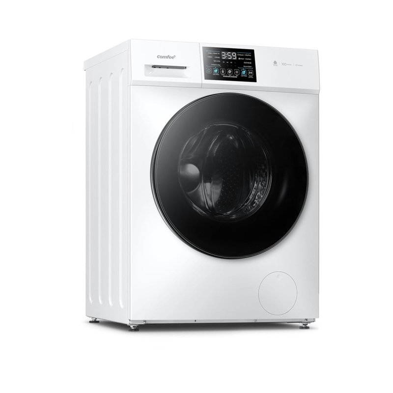 10kg Washing Machine & 7kg Dryer – Freestanding Front Load with Steam Care & Woolmark Certification, White