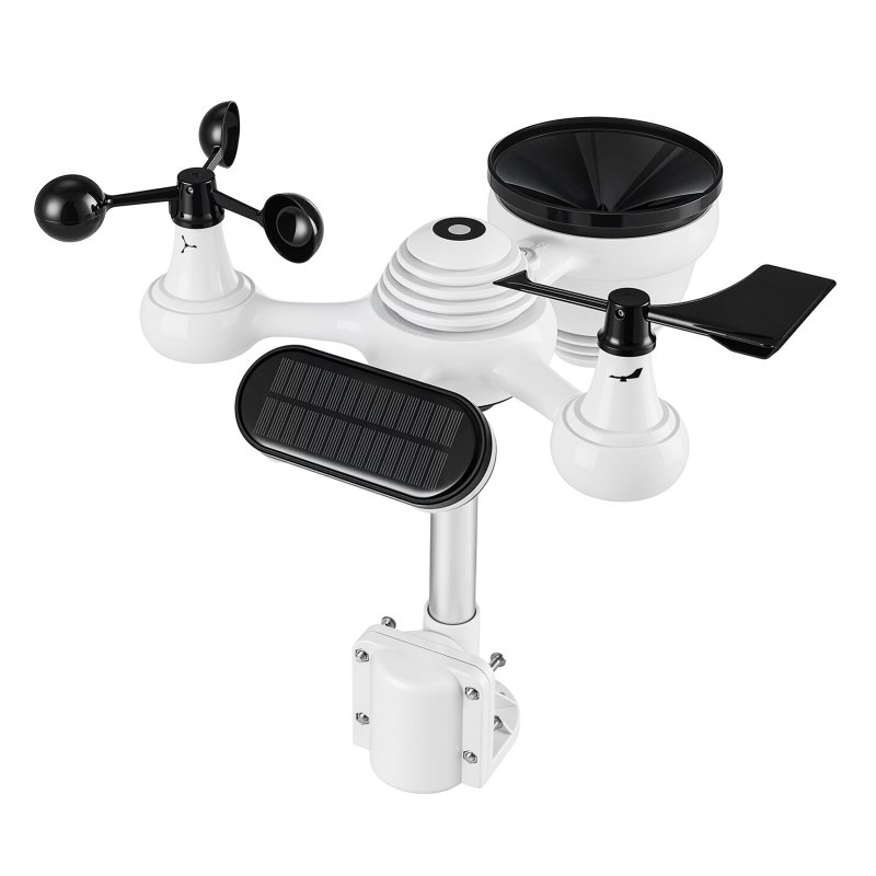 Living and Home Wifi Colour Digital Weather Station with 7-in-1 Solar-Powered Outdoor Sensor