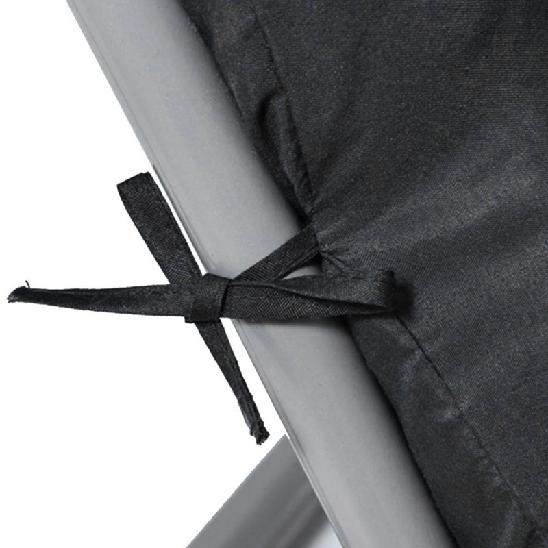 Living and Home Comfortable 8cm Thick Lounge Cushion, Bench Chair, Black
