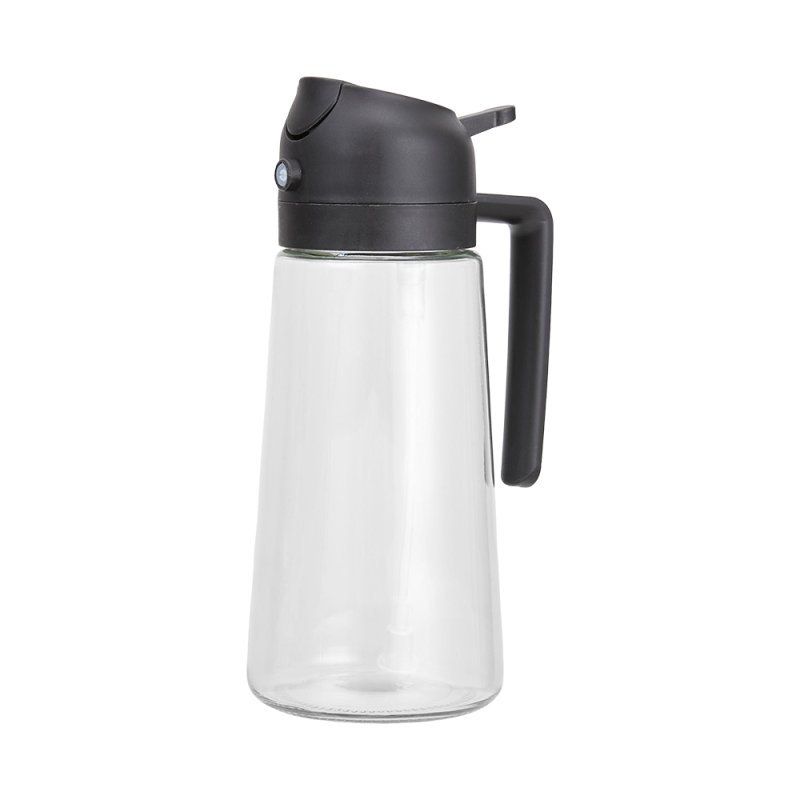 Living and Home 2-in-1 Premium Glass Oil Sprayer & Dispenser, 470ml
