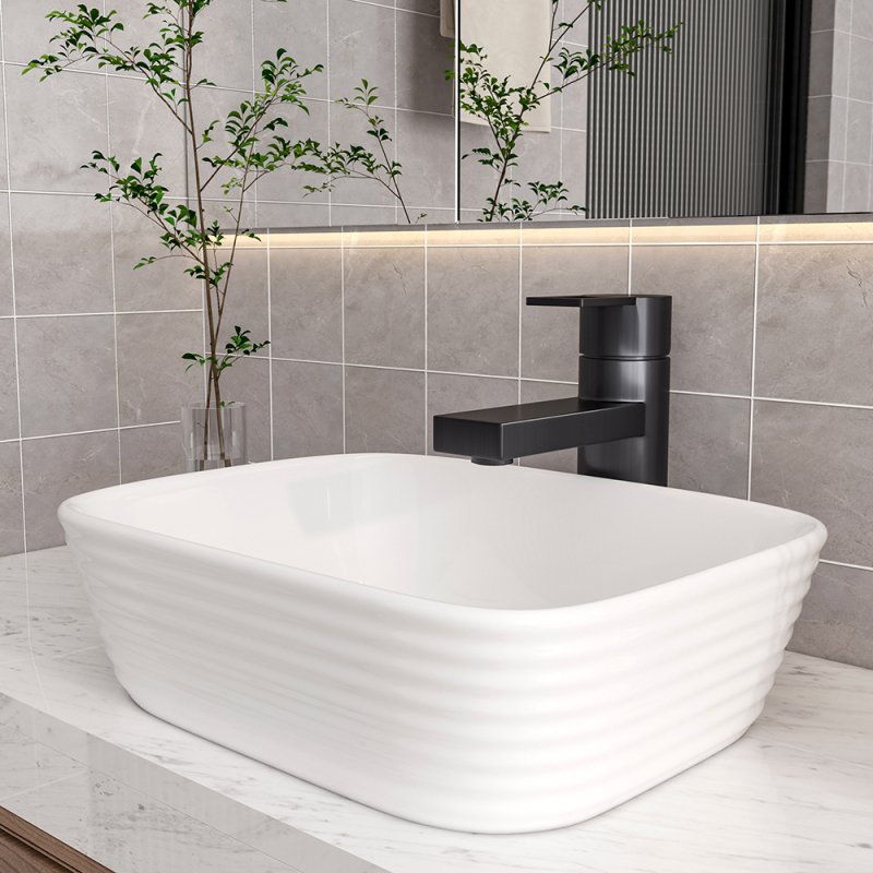 Living and Home Bathroom Tap Basin Mixer with Single Lever