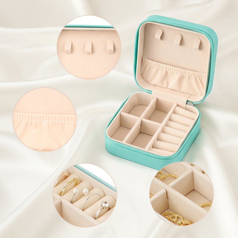 Portable PU Leather Travel Jewellery Box