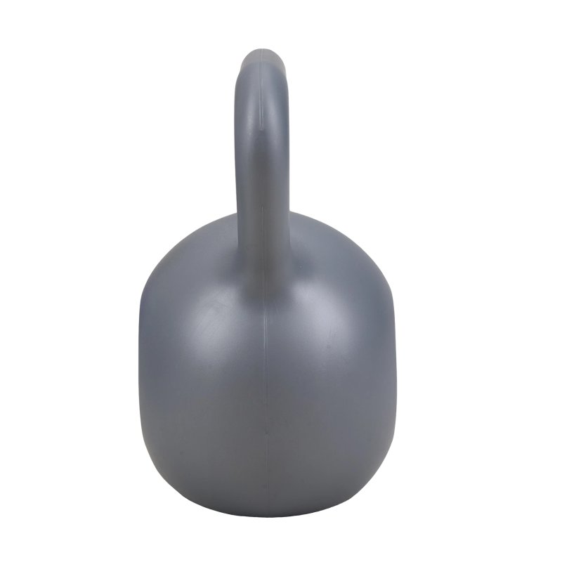 Grey 30lbs Strength Training Kettlebell with Non-Slip Handle