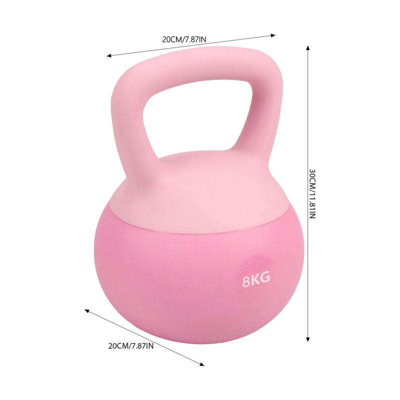 8kg Strength Training Soft Kettlebell with Non-Slip Handle