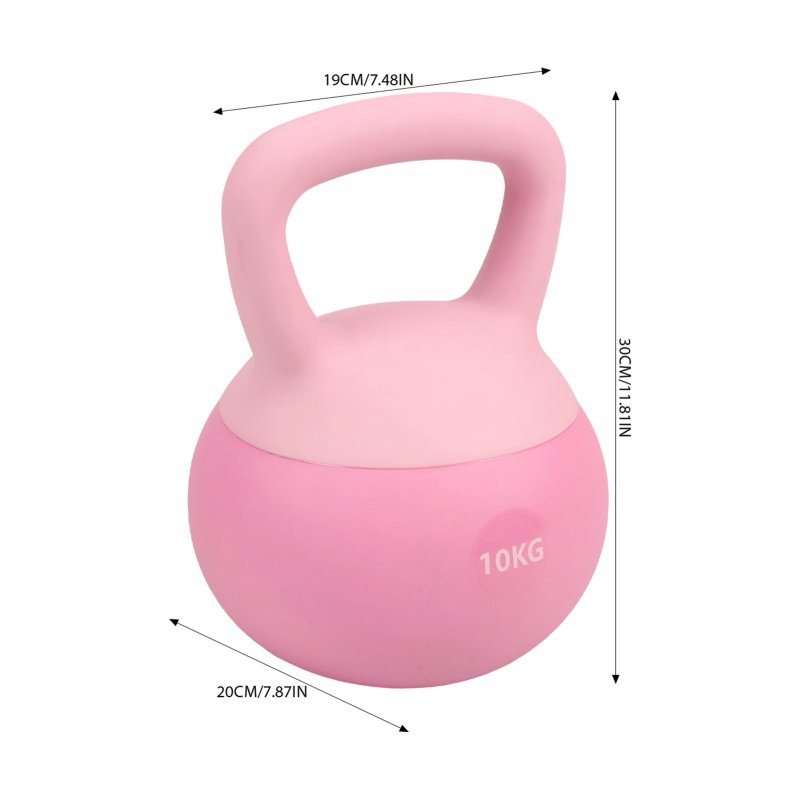 10kg Strength Training Soft Kettlebell with Non-Slip Handle