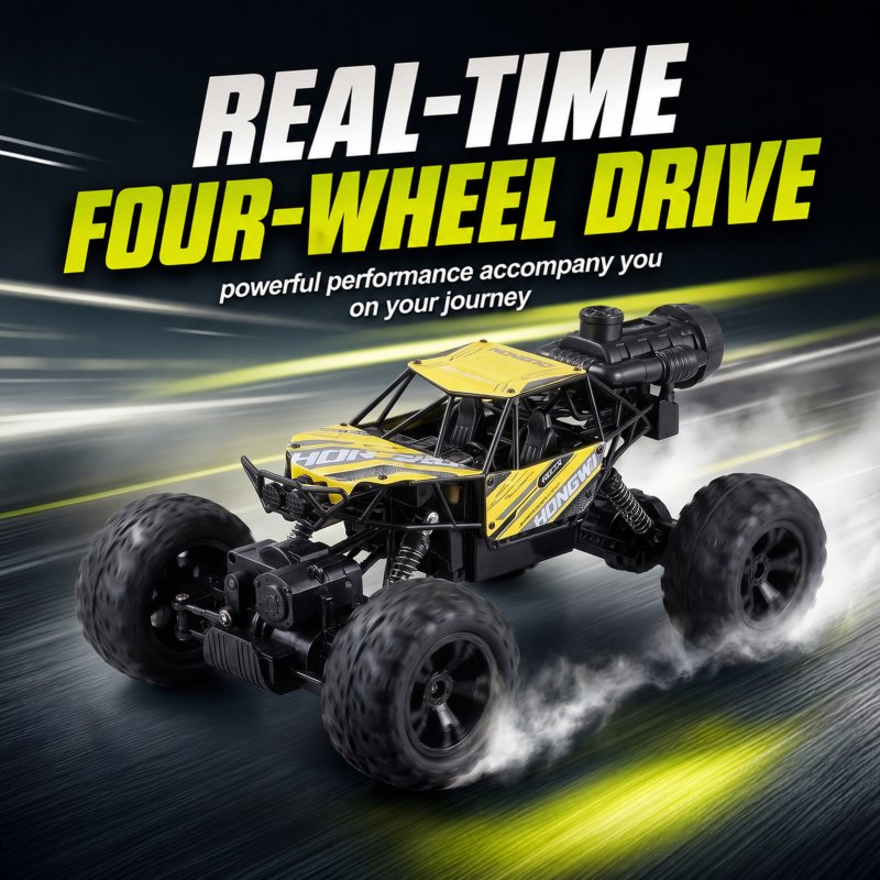 4WD 2.4GHz Off Road Remote Control Car Toy for Kids