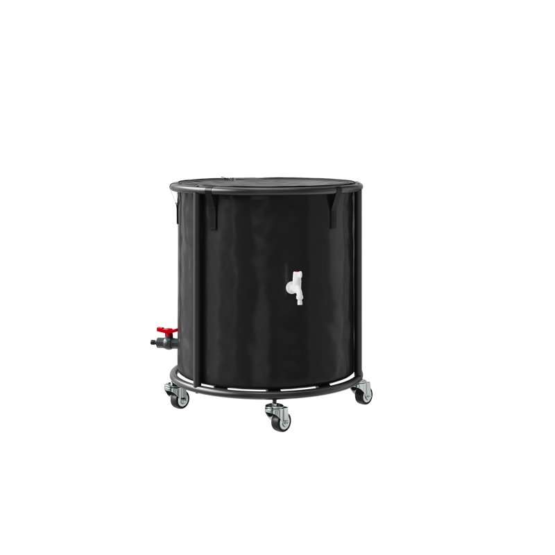190L Portable Rain Barrel with Castors