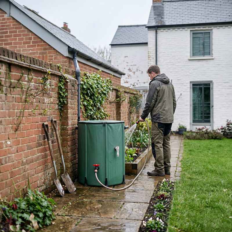 380L Collapsible Rain Barrel with Filter
