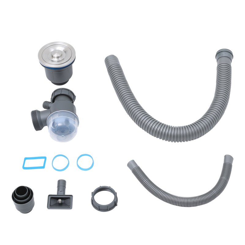 Single Bowl Stainless Steel Sink with Strainer Waste kit