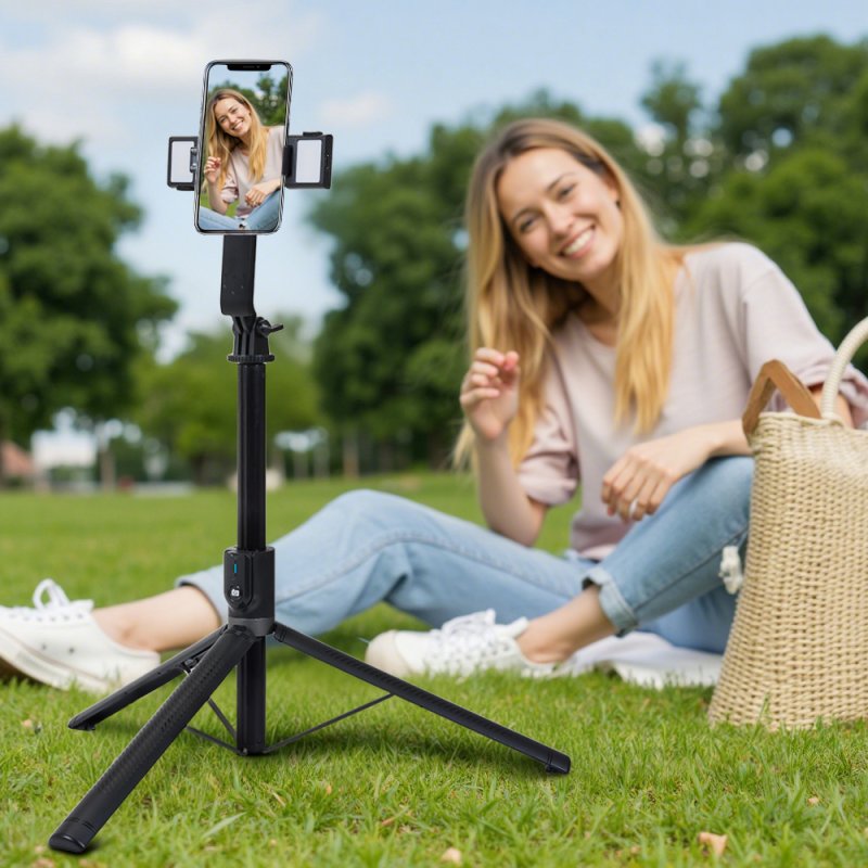 Phone Tripod Selfie Stick with Wireless Remote