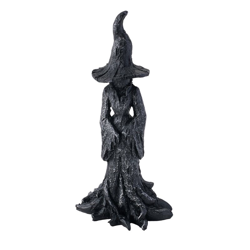 Living and Home Halloween Resin Witch Figurine Tabletop Ornament for Home Decor