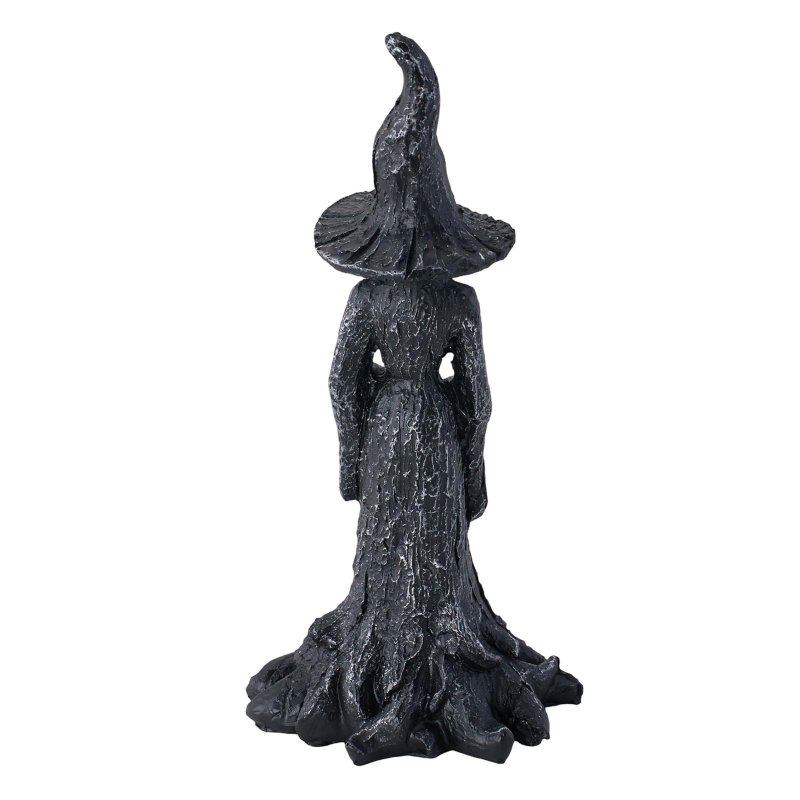 Living and Home Halloween Resin Witch Figurine Tabletop Ornament for Home Decor