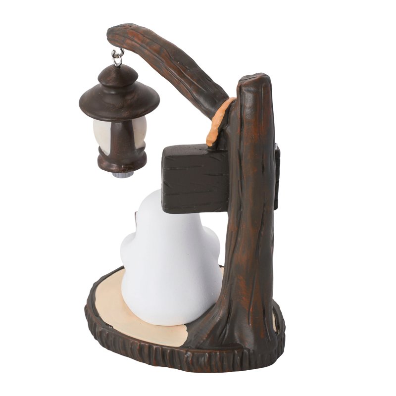 Living and Home Halloween Ghost Reading Book Lamp Figurine