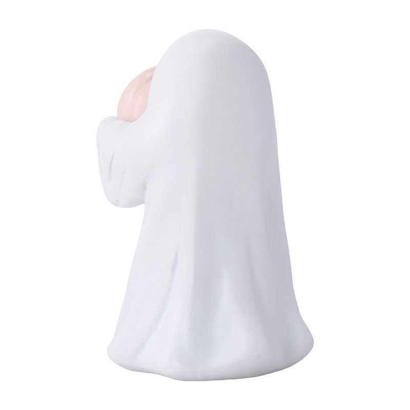 Living and Home Halloween Ghost Hugging Pumpkin Figurine
