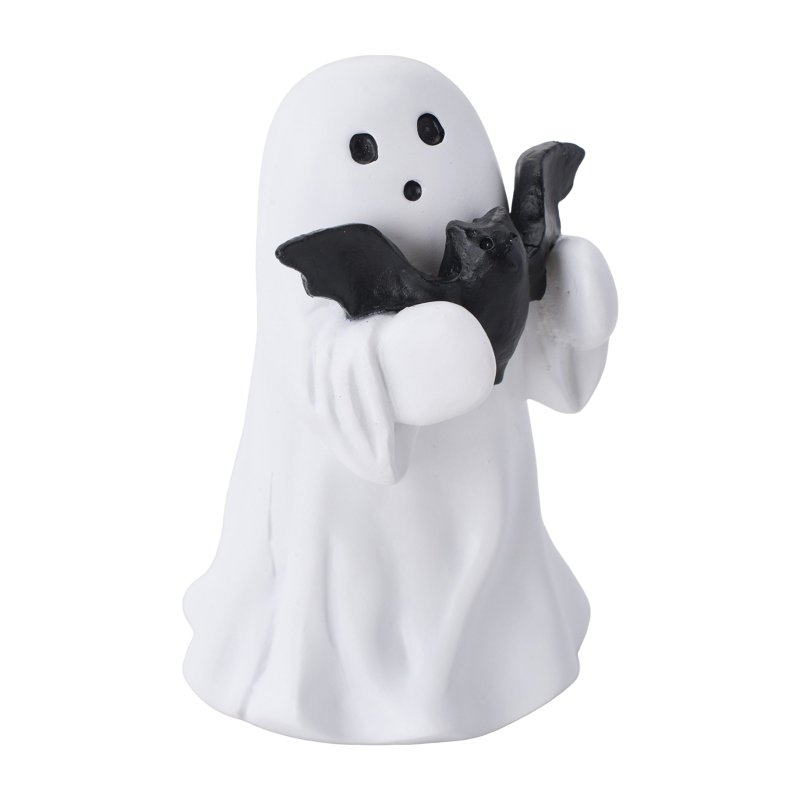 Living and Home Halloween Ghost Hugging Bat Figurine