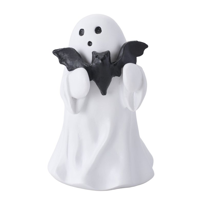 Living and Home Halloween Ghost Hugging Bat Figurine