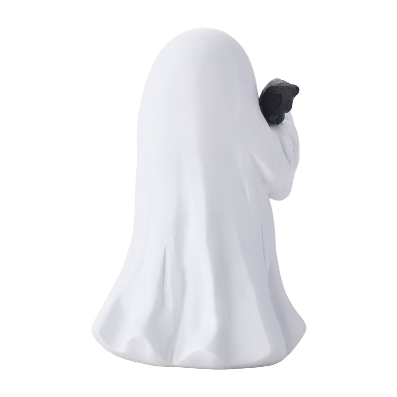 Living and Home Halloween Ghost Hugging Bat Figurine