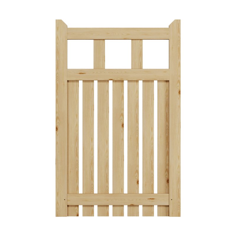 76x120cm Outdoor Wooden Garden Gate Fence Door