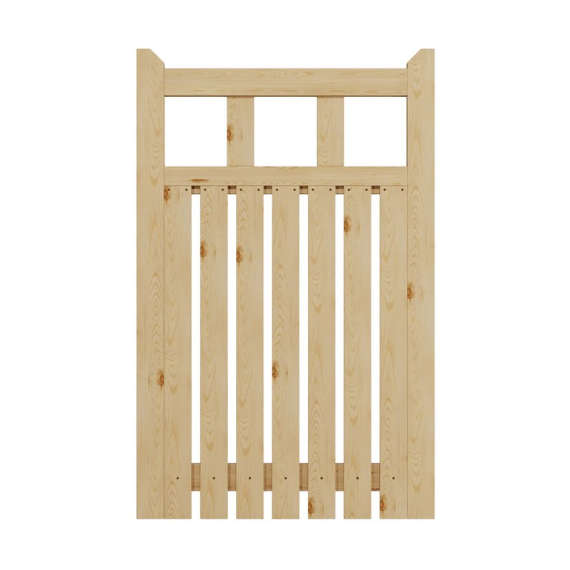 76x120cm Outdoor Wooden Garden Gate Fence Door