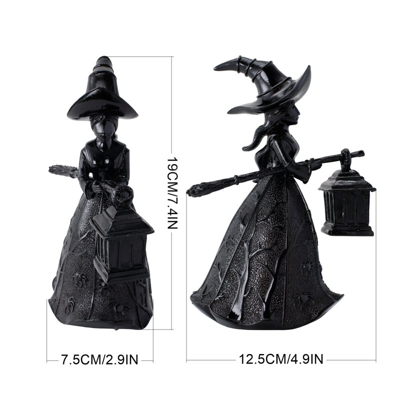 Living and Home Halloween Spooky Witch Lamp