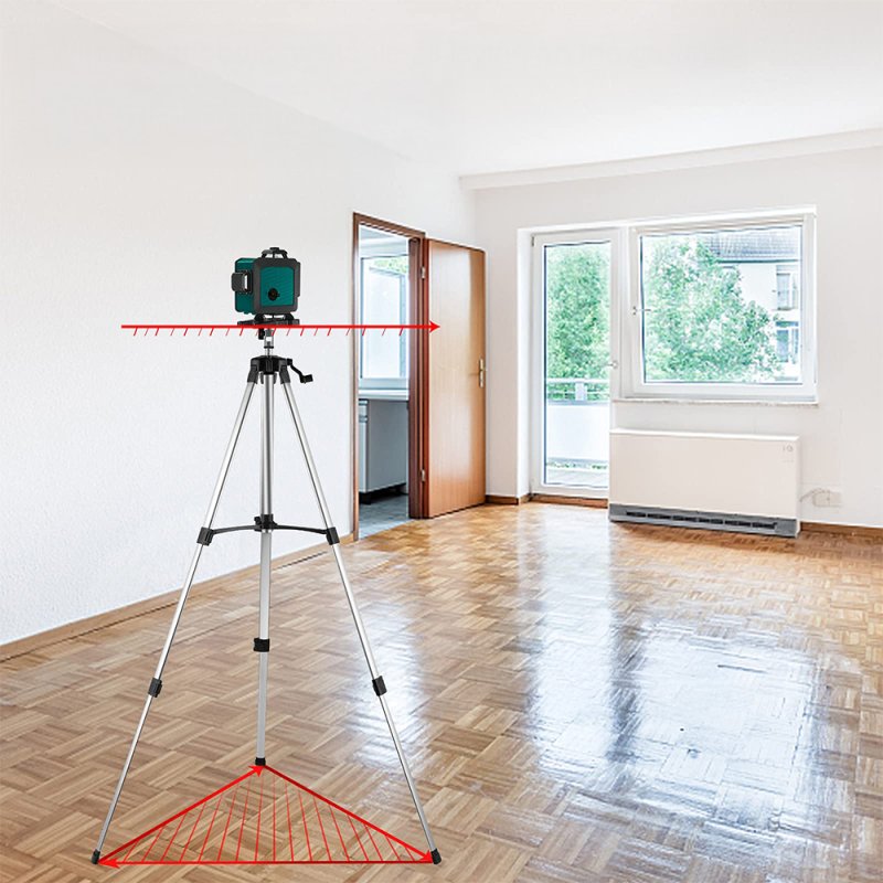 Living and Home 70cm W x 150cm H Universal Tripod for Laser Level