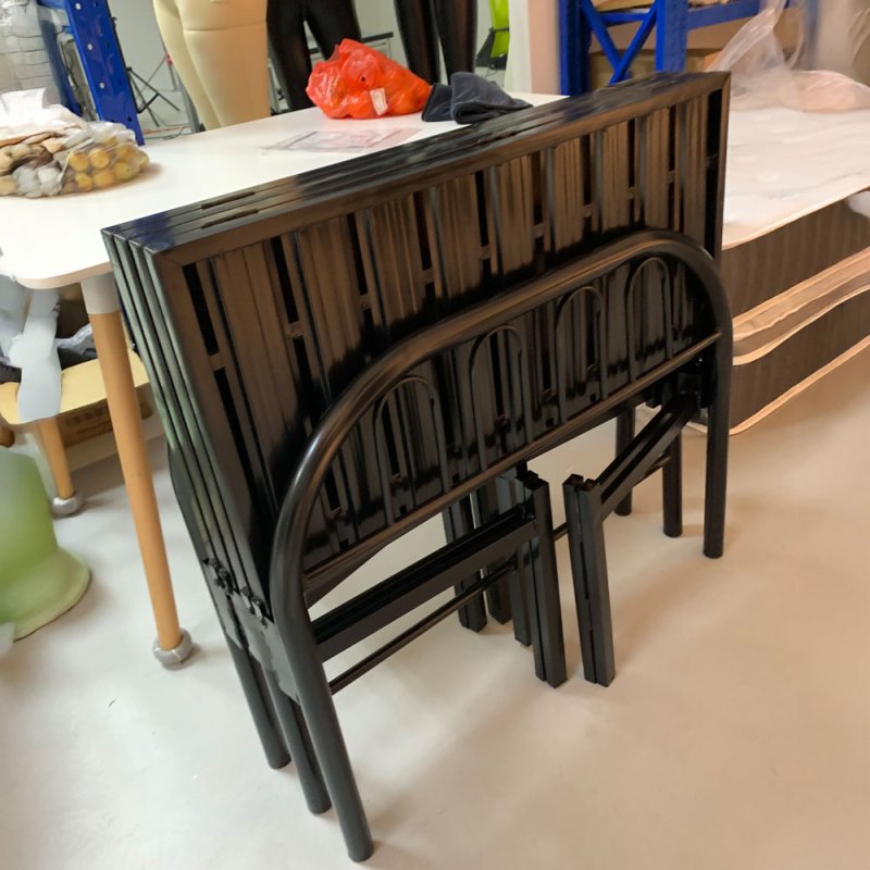 Living and Home 194x89cm Metal Folding Bed Frame