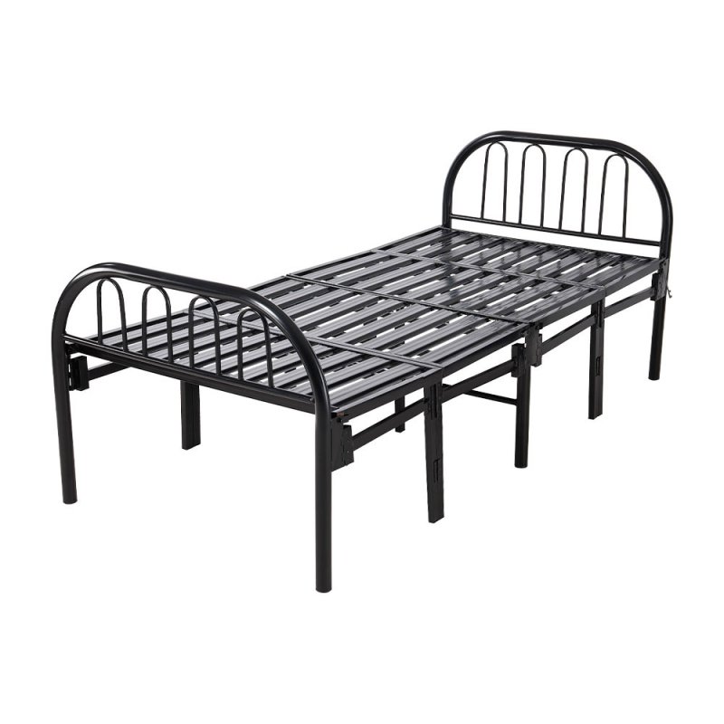 Living and Home 194x89cm Metal Folding Bed Frame