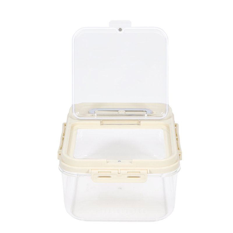 Transparent Food Storage Container with Lid