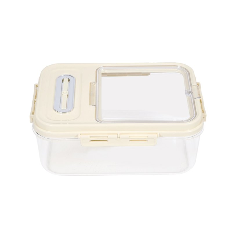 Transparent Food Storage Container with Lid