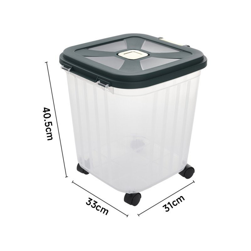 Large Capacity Food Storage Container with Wheels