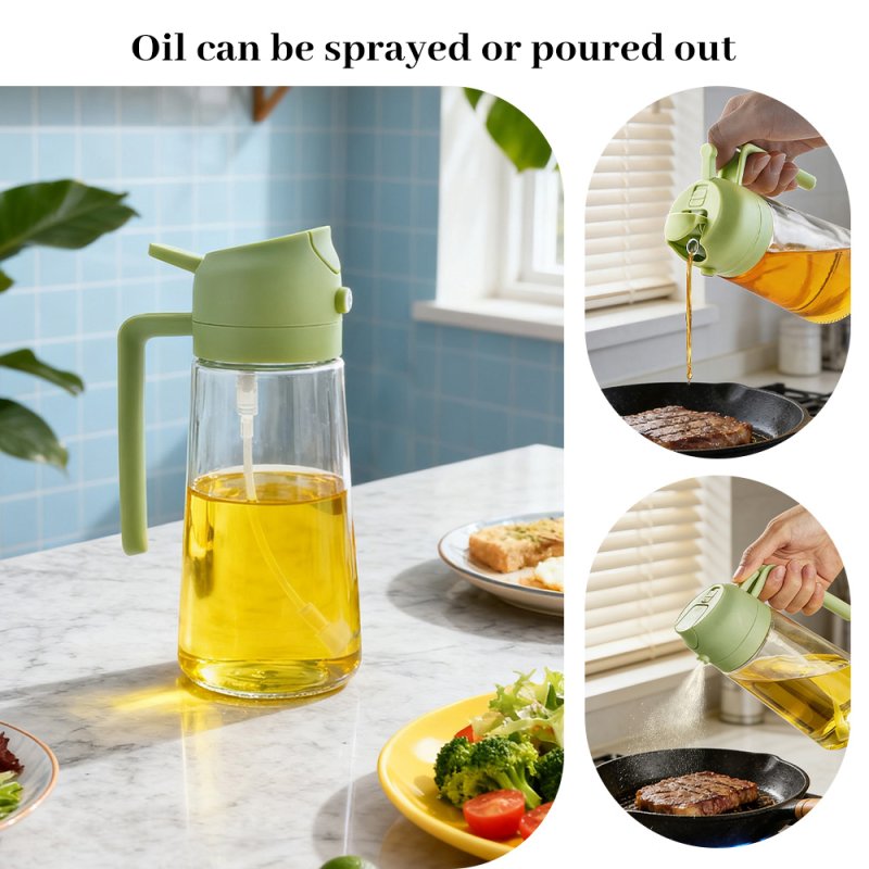 2-in-1 Premium Glass Oil Sprayer & Dispenser