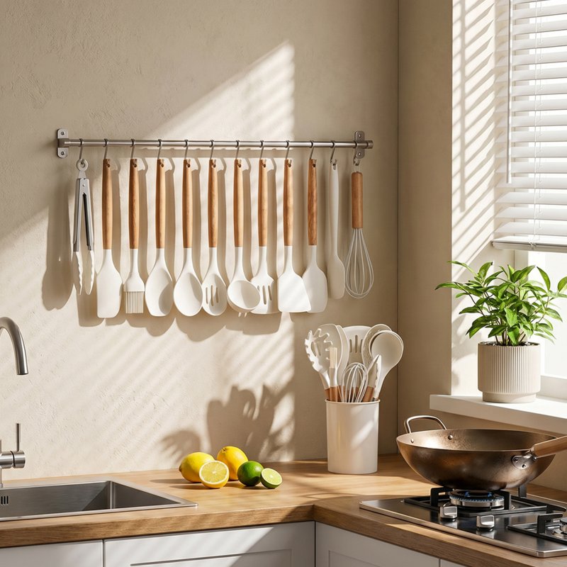 35pcs Silicone Kitchen Cooking Utensils Set