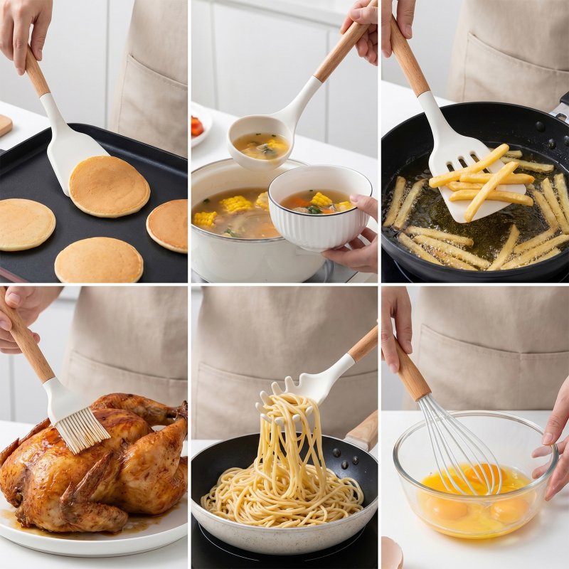35pcs Silicone Kitchen Cooking Utensils Set