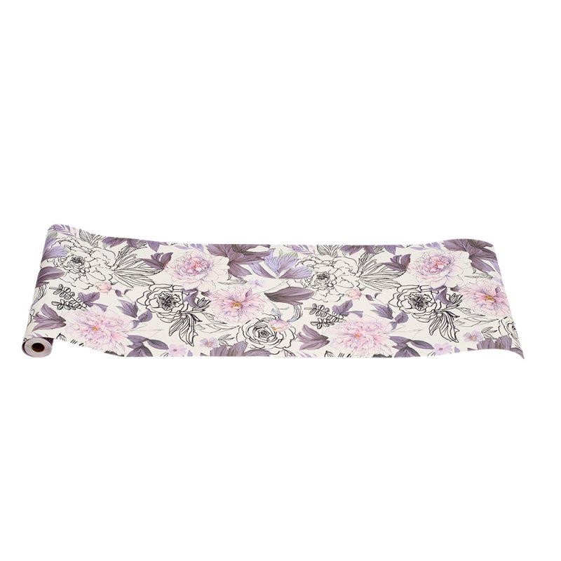 Roll of Self-Adhesive Floral Wallpaper 1000cm x 44cm
